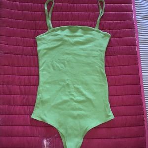 Green bodysuit